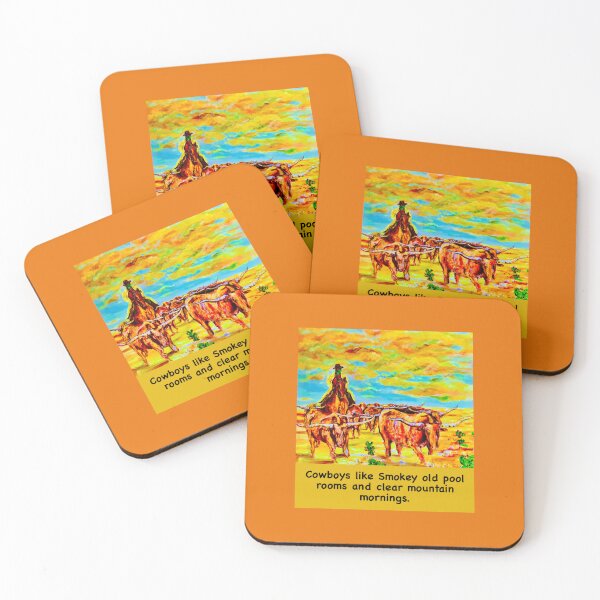 Item preview, iarthappy with cowboys and longhorns designed and sold by tracey jacobson.