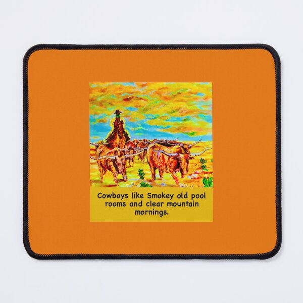 Item preview, iarthappy with cowboys and longhorns designed and sold by tracey jacobson.