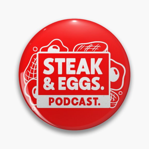 Item preview, Steak and Eggs Podcast designed and sold by kronotic.