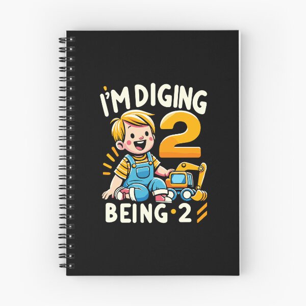 Item preview, Im Digging Being 2 - Fun 2nd Birthday Construction Design for Toddlers - Digging Being Two designed and sold by Jurady.