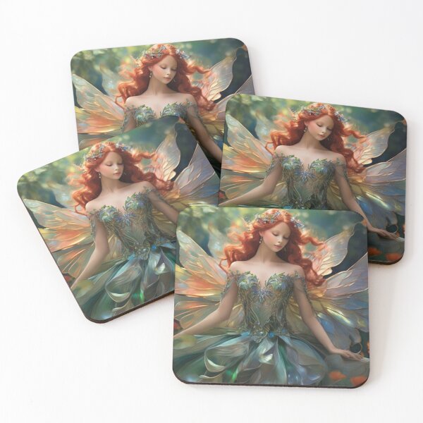 Item preview, "Crimson Whispers: The Allure of Our Beautiful Red-Headed Fairy designed and sold by T-shirtMill.