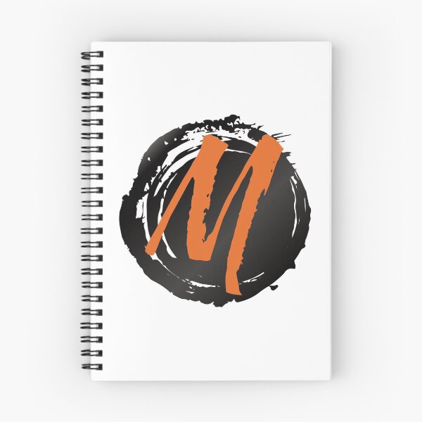 Item preview, Monogram M Grunge Black Blob designed and sold by simplymonogram.
