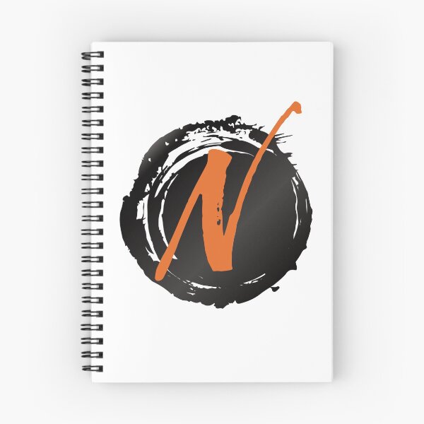 Item preview, Monogram N Grunge Black Blob designed and sold by simplymonogram.