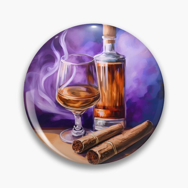 Artikelvorschau, Purple Haze Harmony – Whisky- und Zigarrenkunst mit ausdrucksstarken Farben entworfen und verkauft von OlfactoART Studio.