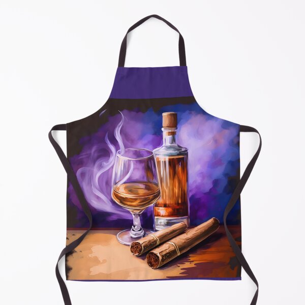 Artikelvorschau, Purple Haze Harmony – Whisky- und Zigarrenkunst mit ausdrucksstarken Farben entworfen und verkauft von OlfactoART Studio.