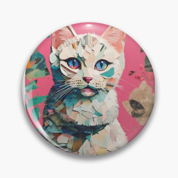 Item preview, Digital Collage Cat designed and sold by SriGem.