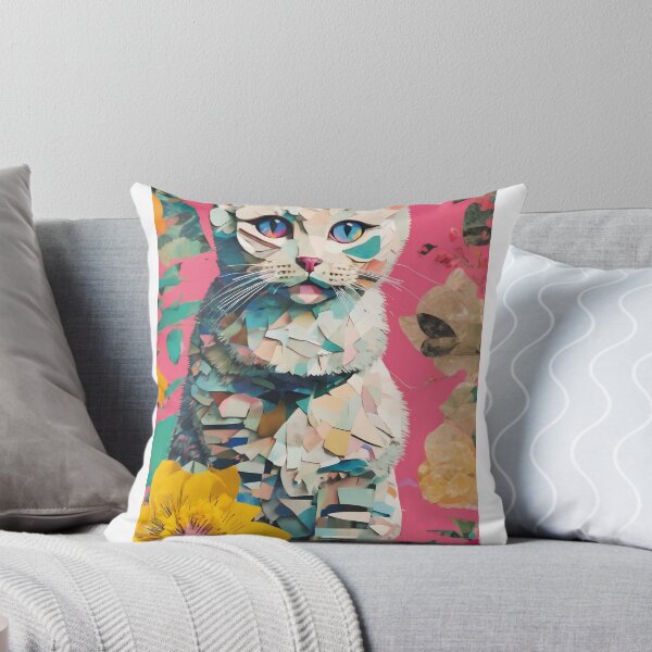 Item preview, Digital Collage Cat designed and sold by SriGem.