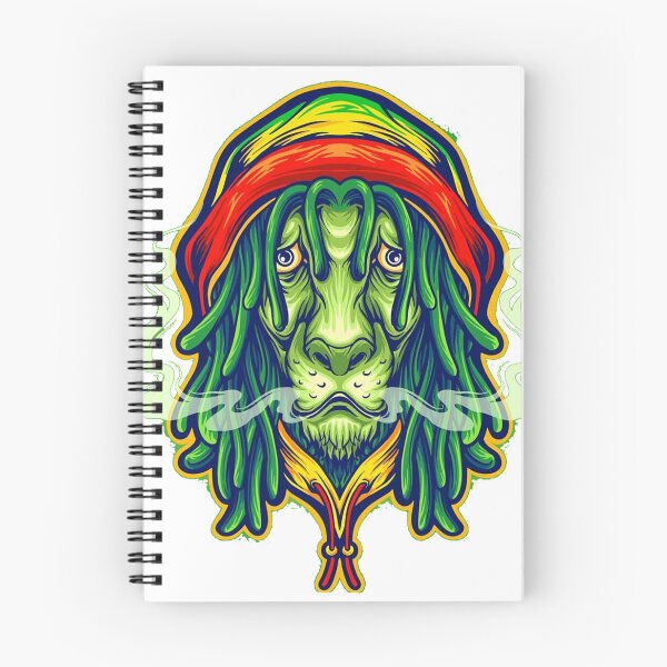 Item preview, BOB Marley Lion Face with Green, Rasta with weed smoke designed and sold by Gollenmarket.
