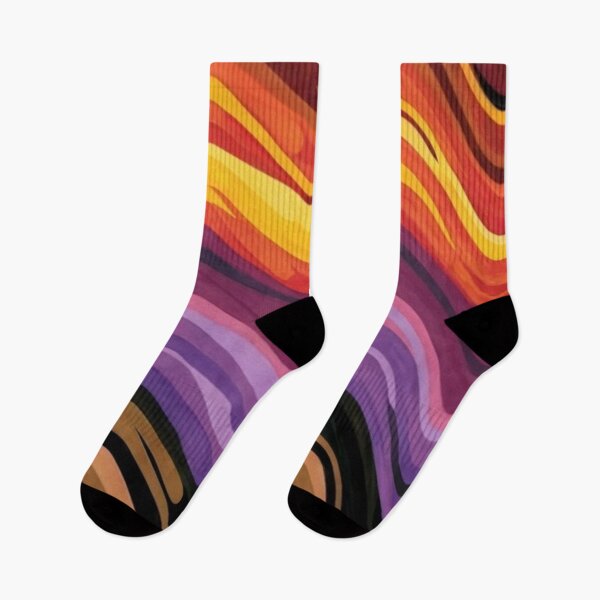 Item preview, logo rime art graphics graffiti cream yellow orange red black fabric pattern waves purple brown designed and sold by gulka8.