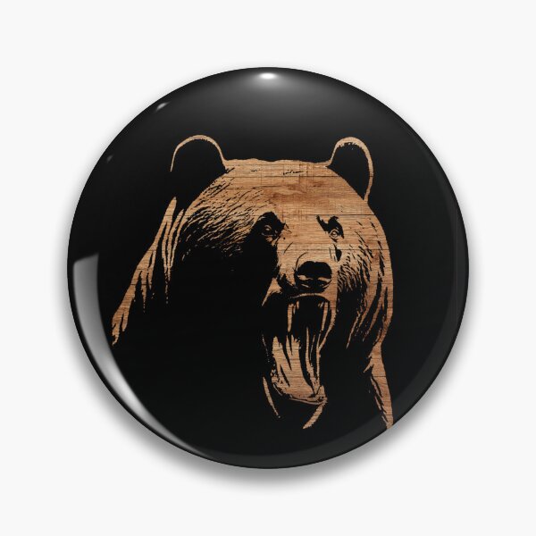 Item preview, Wooden style Angry Bear designed and sold by TGAL2.