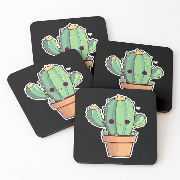 Item preview, Happy Chibi Cactus  designed and sold by KawaiiArtStyle.