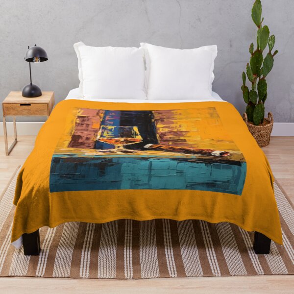 Item preview, Golden Euphoria - Whiskey and Cigar Harmony in Expressive Colors designed and sold by OlfactoART Studio.