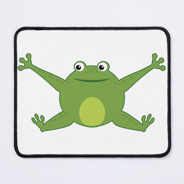 Item preview, Funny happy green cartoon cute thick frog designed and sold by NataliaVVV.