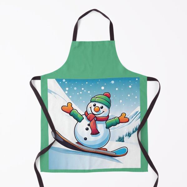 Item preview, Snowman Snowboarder #8 On Vacation - Christmas Carve Bliss designed and sold by Artekinium.