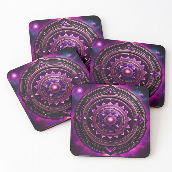 Item preview, Purple Galactic Tranquility Mandala Art designed and sold by SpiritualManda.