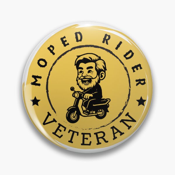 Item preview, Moped Rider Veteran Yellow / Antianeira designed and sold by Antianeira.