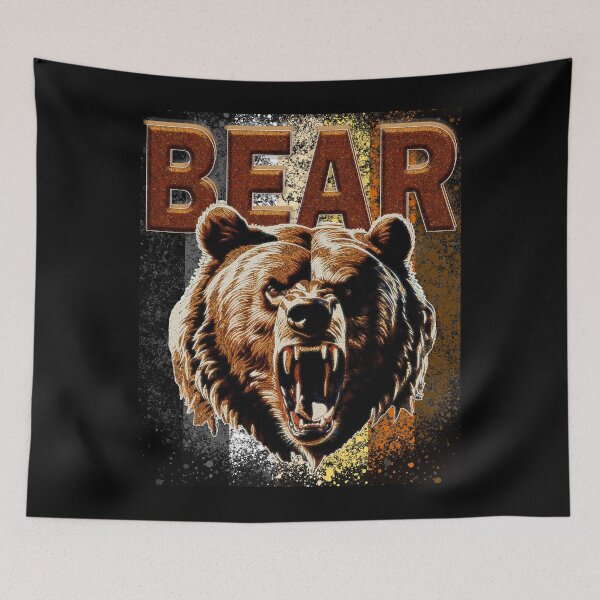 Item preview, Roaring Pride: The Bear's Strength Unleashed designed and sold by LthrDaddyBear.
