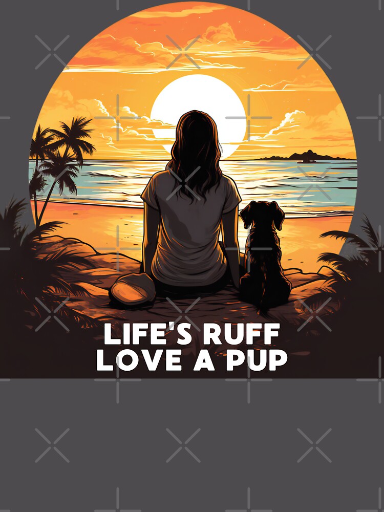 Thumbnail 6 of 6, Premium Oversized Sweatshirt, Life's Ruff designed and sold by DominDesigns.