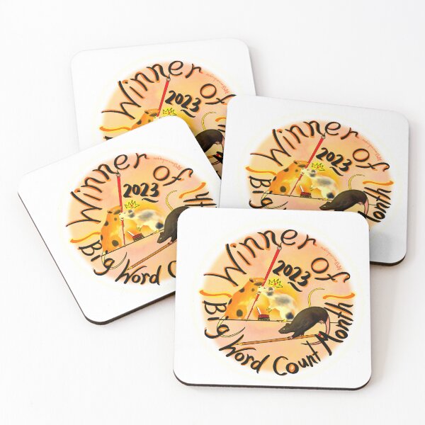 Item preview, Cong-RAT-ulations on Big Word Count Month 2023 designed and sold by Transcendragons.