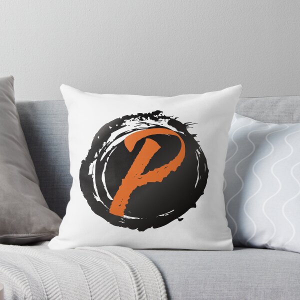 Item preview, Monogram P Grunge Black Blob designed and sold by simplymonogram.