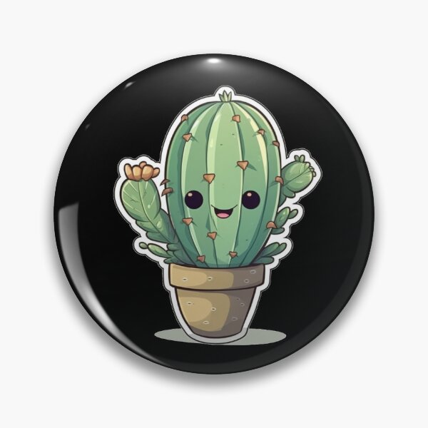 Item preview, Happy Chibi Cactus  designed and sold by KawaiiArtStyle.