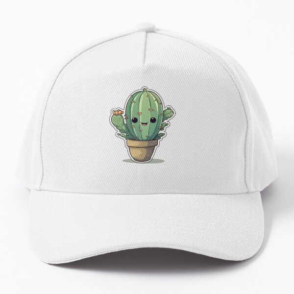 Vista previa del artículo con la obra «Cactus Chibi Feliz», diseñado y vendido por KawaiiArtStyle.