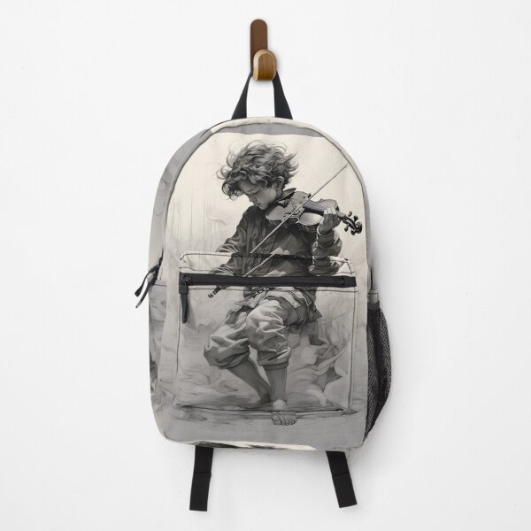 Item preview, Youthful Virtuoso: Ethereal Violin Melodies Emerge designed and sold by inkArtistryfine.