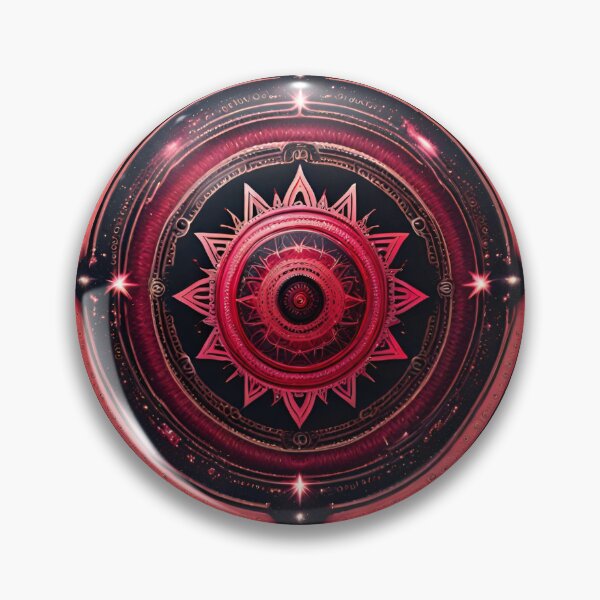 Item preview, Red Galactic Tranquility Mandala designed and sold by SpiritualManda.