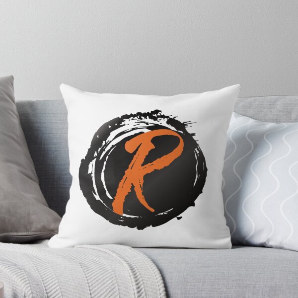 Item preview, Monogram R Grunge Black Blob designed and sold by simplymonogram.