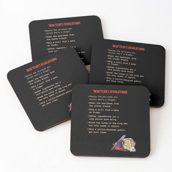 Item preview, New Year's resolutions designed and sold by Kate :).