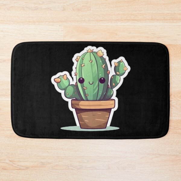 Item preview, Happy Kawaii Cactus  designed and sold by KawaiiArtStyle.