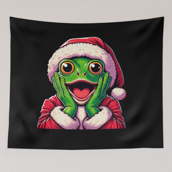 Item preview, Funny Christmas Frog designed and sold by Nordilandia.