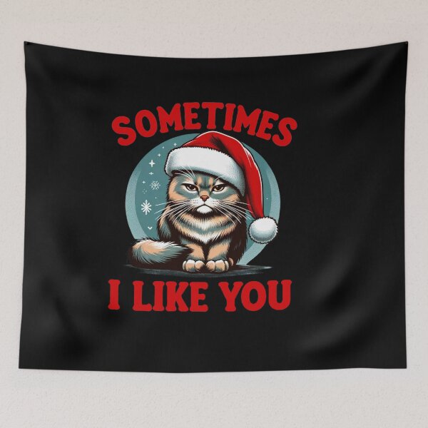 Item preview, Funny Cat Christmas designed and sold by Nordilandia.