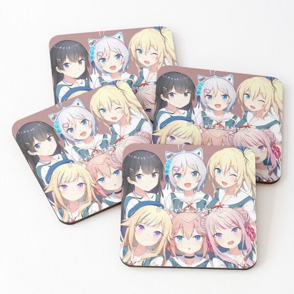 Item preview, mamayotou, Virtual-san Looking, Tanaka Hime, Suzuki Hina, Mirai Akari, Siro, Tsukino Mito, Nekomiya Hinata, HimeHina Channel, Nijisanji, designed and sold by AbominationShop.