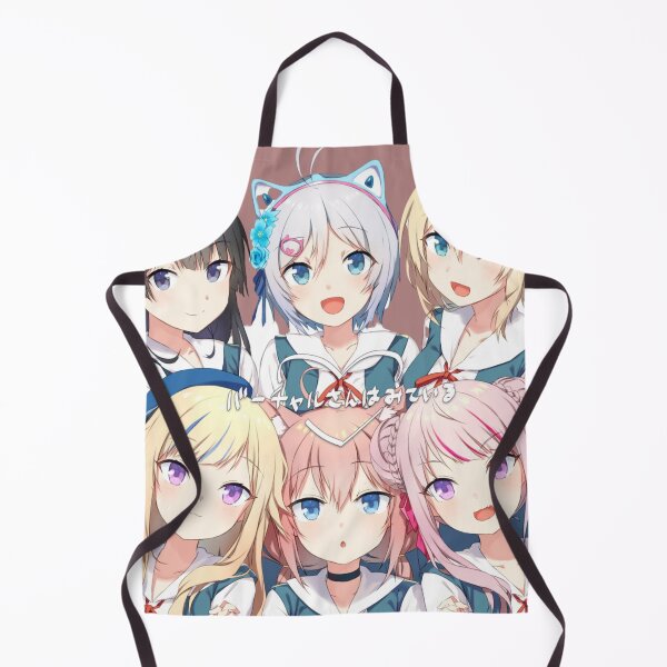 Item preview, mamayotou, Virtual-san Looking, Tanaka Hime, Suzuki Hina, Mirai Akari, Siro, Tsukino Mito, Nekomiya Hinata, HimeHina Channel, Nijisanji, designed and sold by AbominationShop.