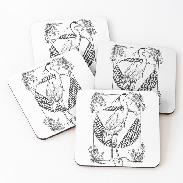 Item preview, The Heron  designed and sold by OneCrowLeft.