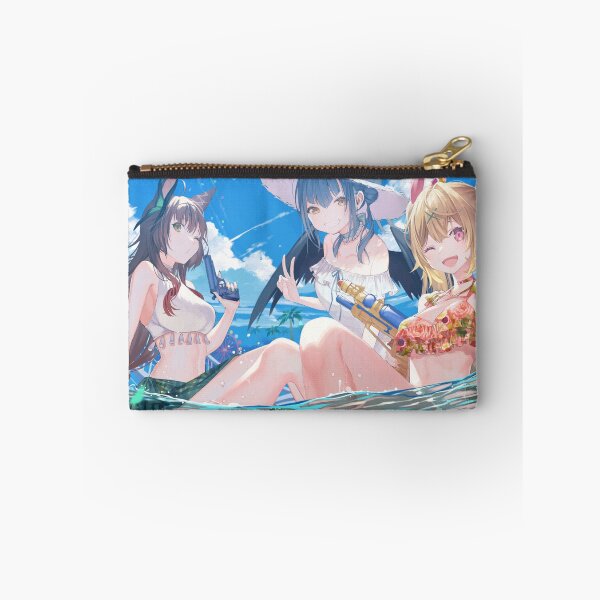 Item preview,  Hoshikawa Sara, Fumi (VTuber), Yamagami Karuta, Nijisanji, Sara Channel, Fumi (Channel), Yamagami Karuta (Channel), Contrail, Pink Ribbon, designed and sold by AbominationShop.