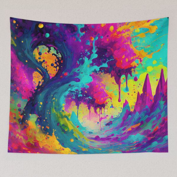 Item preview, Psychedelic Waves designed and sold by pumsquare.