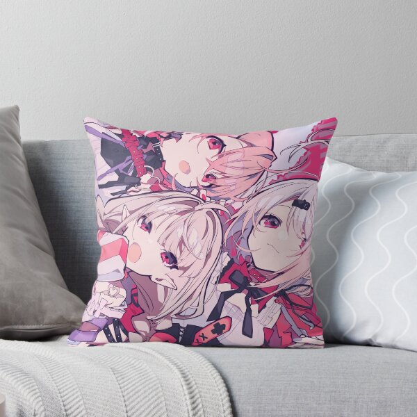 Item preview, Mochizuki Kei, Sasaki Saku, Makaino Ririmu, Shiina Yuika, saku*channel, Shiina Yuika (Channel), Makaino Ririmu (Channel), Nijisanji, Pink, Sleepy, Pink Ribbon designed and sold by AbominationShop.