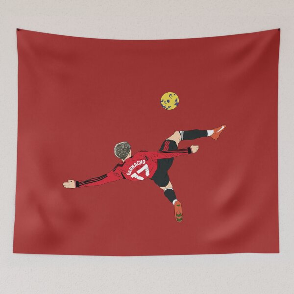 Item preview, Alejandro Garnacho Bicycle Kick Overhead Goal  designed and sold by Hevding.