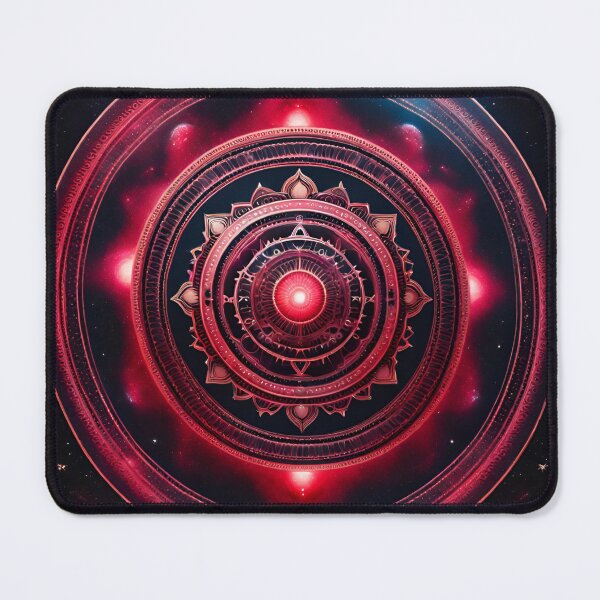 Item preview, Red Galactic Mandala Serenity designed and sold by SpiritualManda.