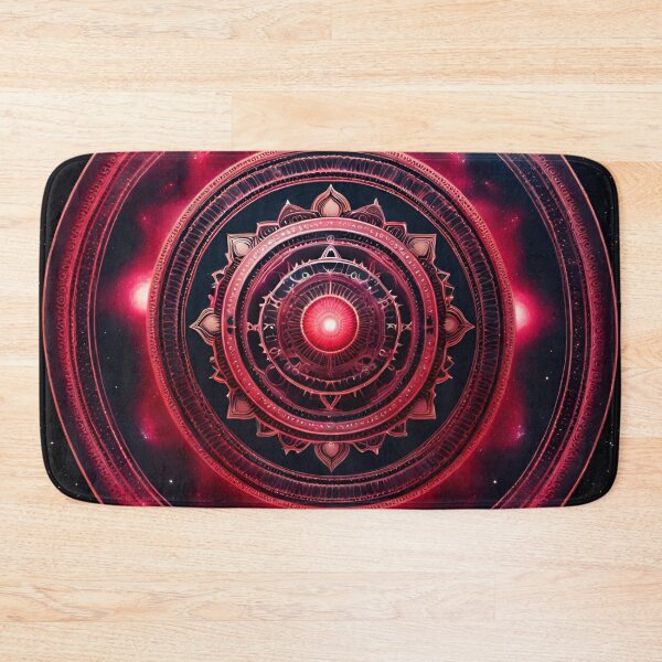Item preview, Red Galactic Mandala Serenity designed and sold by SpiritualManda.
