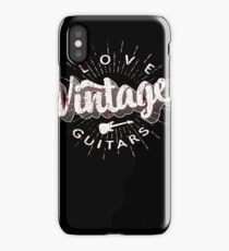 Love Vinatge Guitars iPhone Case/Skin
