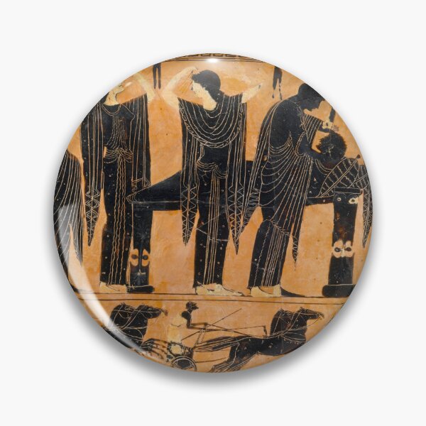 Item preview, Attic Black Figure Tile  designed and sold by WillowNox7.