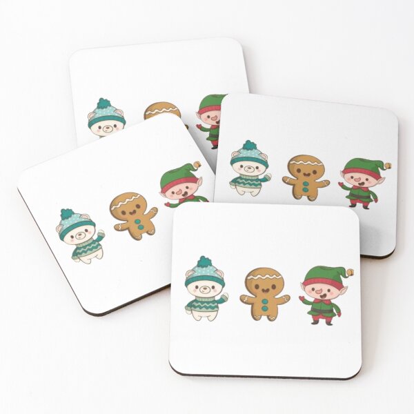 Item preview, Christmas bear - Christmas cookie and elf - Christmas - Merry Christmas designed and sold by MoshisooPrint.