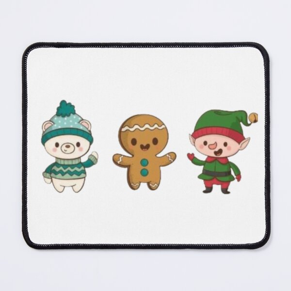 Item preview, Christmas bear - Christmas cookie and elf - Christmas - Merry Christmas designed and sold by MoshisooPrint.