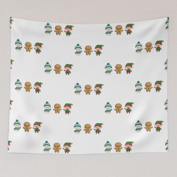 Item preview, Christmas bear - Christmas cookie and elf - Christmas - Merry Christmas designed and sold by MoshisooPrint.