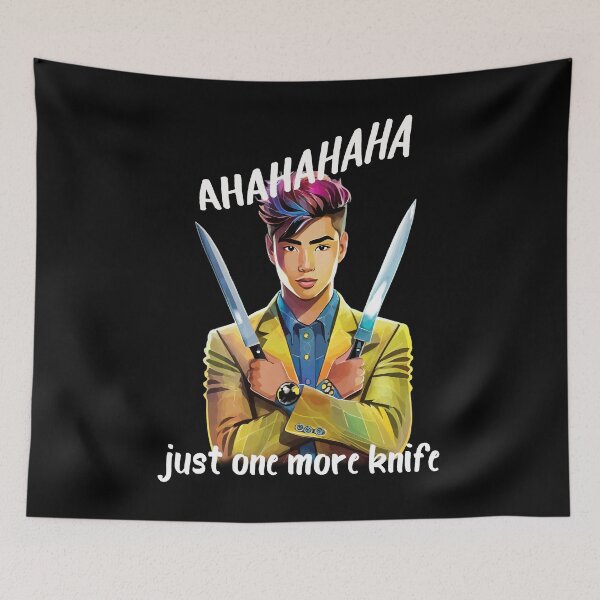 Item preview, K-pop star with knives designed and sold by LuciaS.