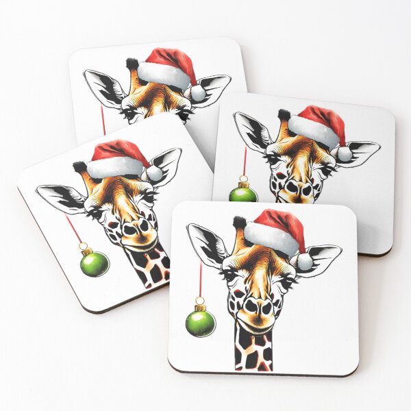 Item preview, Christmas giraffe with Christmas ball designed and sold by kreativeadern.