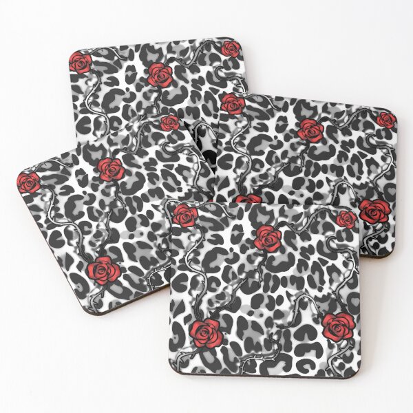 Item preview, Leopard Print Roses designed and sold by AshKittyArt.